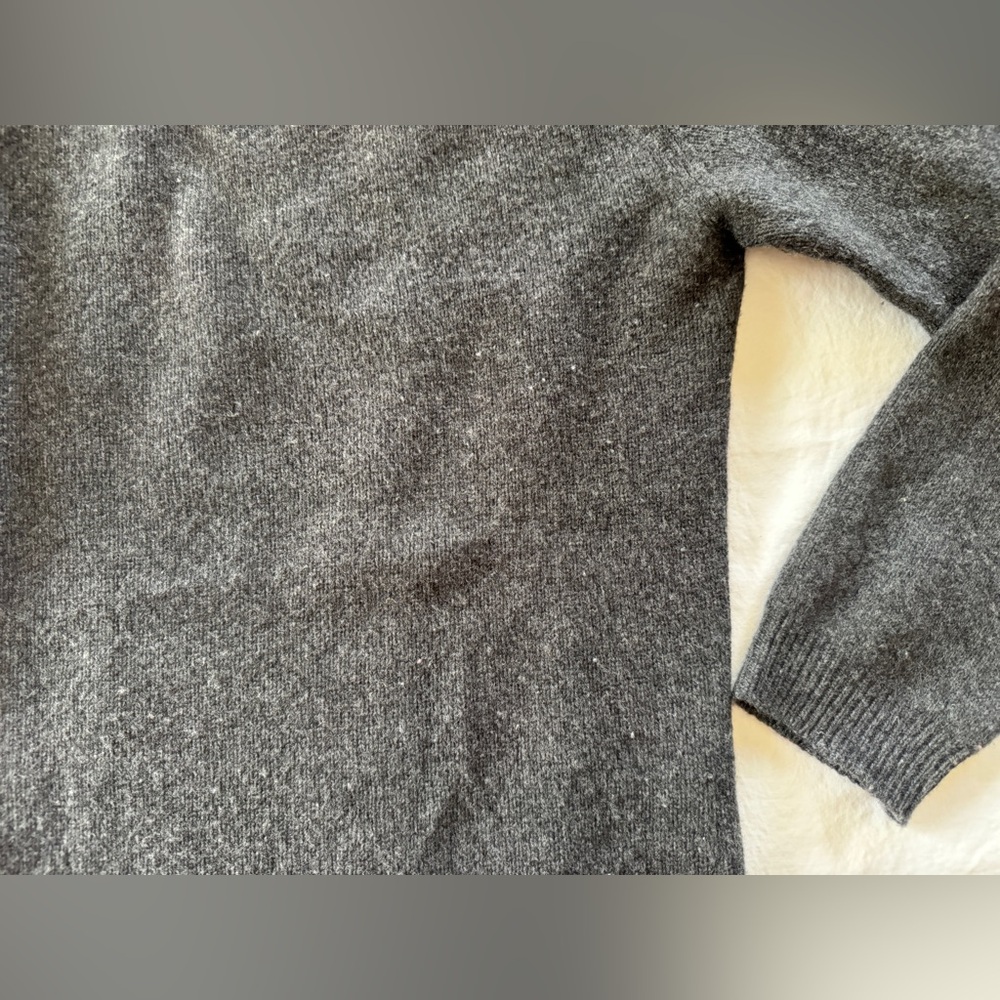 Harley of Scotland Women’s Cashmere/ Merino Rolled Neck Sweater - Small - Picture 8 of 10